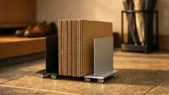 100均だけで完成する段ボールストッカーの作り方と玄関が片付く置き場所のコツ